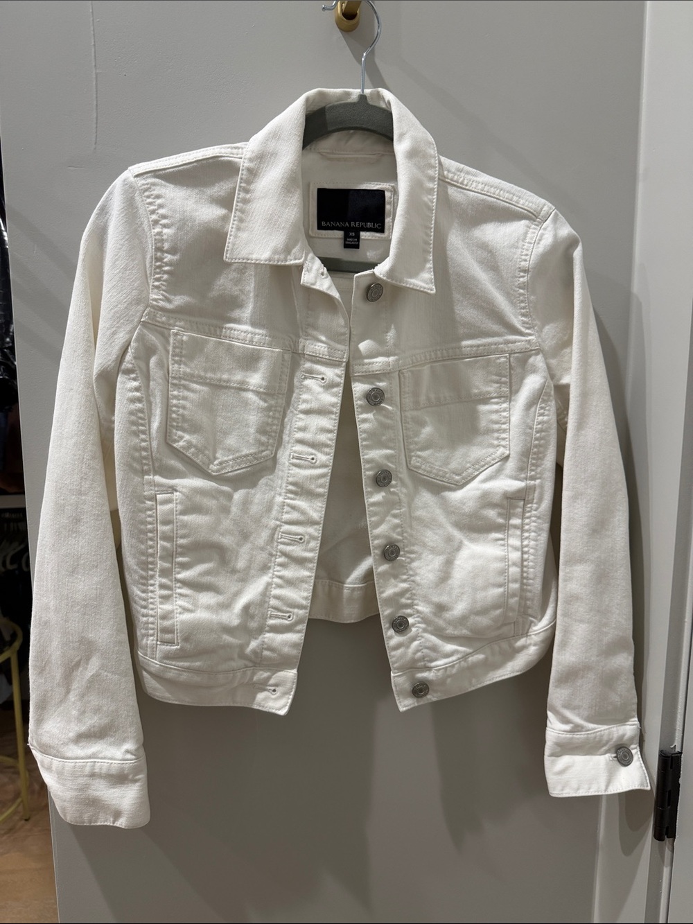 Banana Republic Off-White Denim Jacket